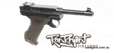 Lahti L35 Finnish WW2 service pistol. these are quite rare and are of a far higher quality than Swedish version. This pistol has a low numbered frame and the sl