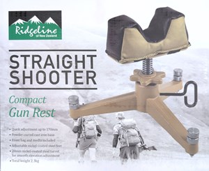 RIDGELINE 
RL244045
STRAIGHT SHOOTER
SHOOTING REST

SPECIAL NEW  $79.90