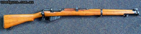 Excellent condition Lithgow No 1 Mk III SHtLe 1915 in 303. Excellent condition glossy finish stock. Barrel in excellent condition. $65 Freight to your dealer Au