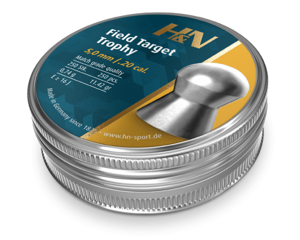 H&N FIELD TARGET TROPHY .20 PELLETS 11.42GR (500PK)