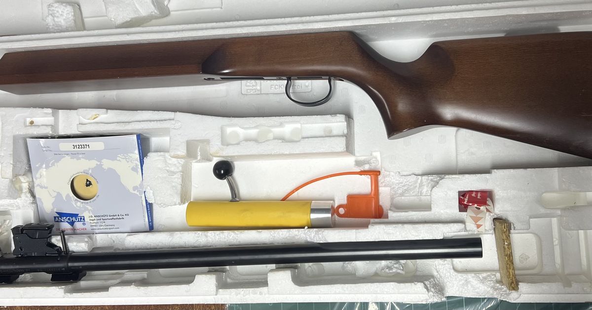 Anschutz 64 heavy barrel with benchrest stock