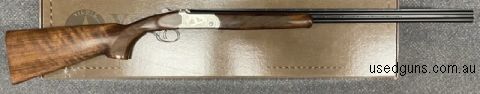 Yildiz SPZ ME Under Over 410g shotgun with 28" barrels with Ejectors. Walnut Stock and game scene engraving on the action. Has 5 adjustable chokes. These are a 