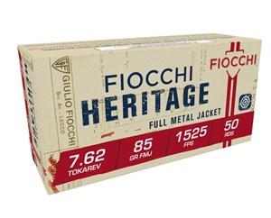 FIOCCHI
FC70763500
HERITAGE
7.62X25 TOK, 85GR, FMJ
AMMUNITION

$84.90 /PER 50