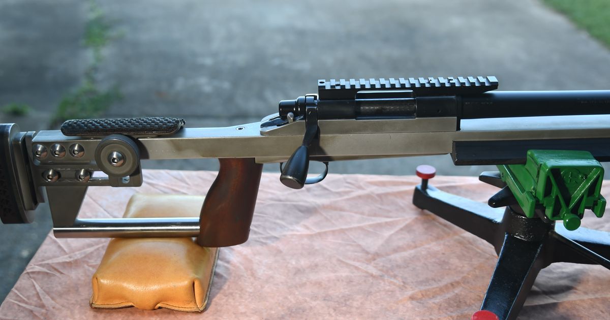 Remington 700 - 243win - custom stainless steel stock & 6.5 Super Lr Barrel