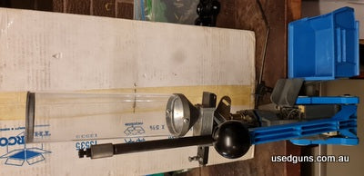 Dillon square deal b reloading press Fantastic condition pick up tube 45 ACP dies 38 ACP dies conversion kits included with dies power measure booklet original 