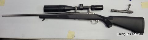 Ruger M77 Mark II stainless 243W, Vortex Crossfire II 6-18x44 scope. Very good condition $995 plus freight