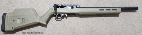Volquartsen Summit in 22LR straight pull, has fired less then 100 rounds, comes with 1 x 10 round Ruger bx-1 magazine, very fun gun. FDE colour. Will ship to an