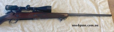 In excellent condition has only had 100 rounds through it. Has recoil reducer in the stock Comes with dies and some reloading components