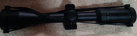 AS NEW-REDUCED PRICE-FOV @100meters...13.42 m.Click Value....MOA.Tube Diam...1in.Eye Relief...90mil..Length..315 mil. Weight...430 grams