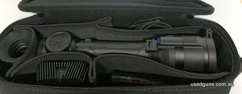 As new Pulsar Talion XQ38, with German made Innomount Zero rail mount, to fit all Blaser firearms. Also includes original Pulsar mount to fit any picatinny moun