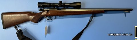 CZ 452-2e 22LR package. Varmint 20 inch barrel, comes with a Nikko Gold Crown 3-9x42 scope. Gun is in excellent condition, scope good, optically excellent.