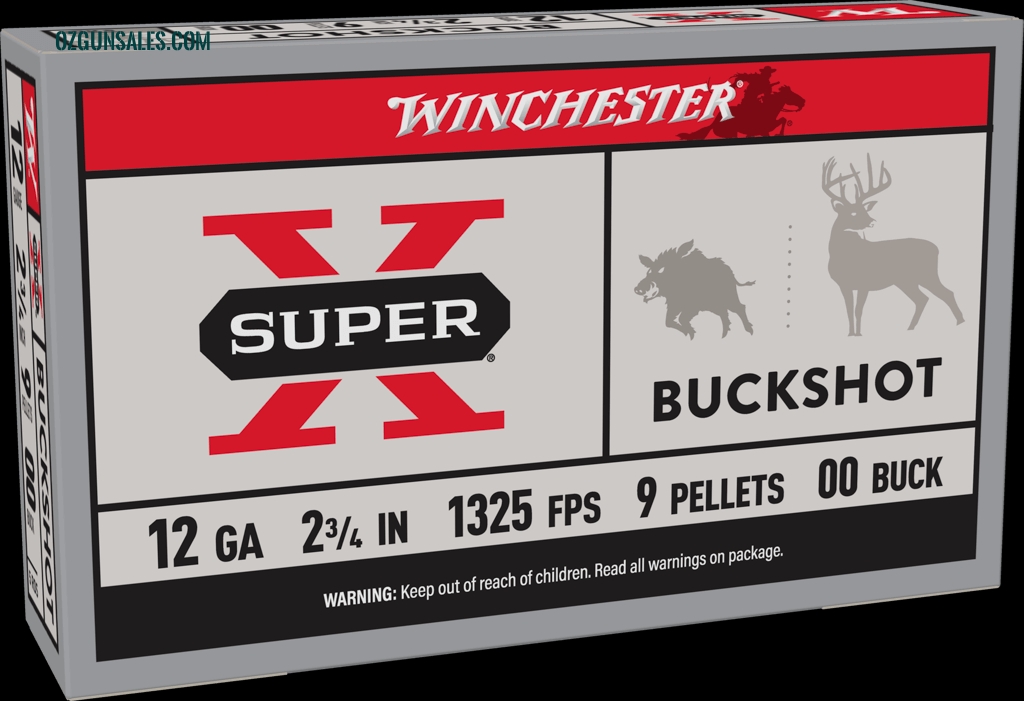 Winchester Buckshot 12G 00 Buck 2-3/4" BULK 250