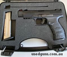 Walther PPQ comes cased with 2 magazines. Hardly used. Transferring Dealer is Jeff Pannan, Buyer to pay transfer and postage.