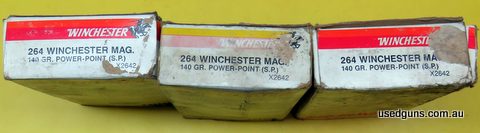 Ref: W264M.. Beat the upcoming shortage. NEW old stock Winchester .264 Winchester Magnum 140gr Power Point Factory Ammunition. What you see is what you get. Yes