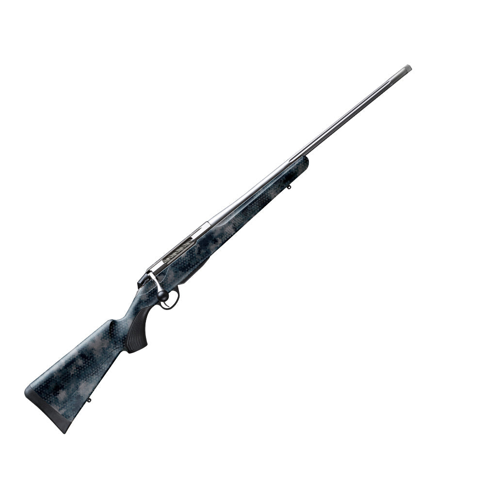 T3x Lite Polyfade Hexagon Black Rock Camo Stainless