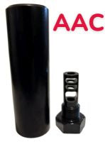 AAC RecoilMaster Pro Muzzle Brake / blast shield combo.