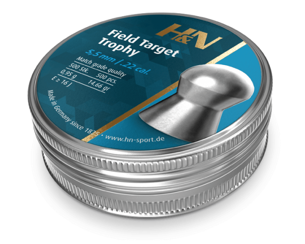 H&N FIELD TARGET TROPHY .22 PELLETS 14.66GR (250PK)