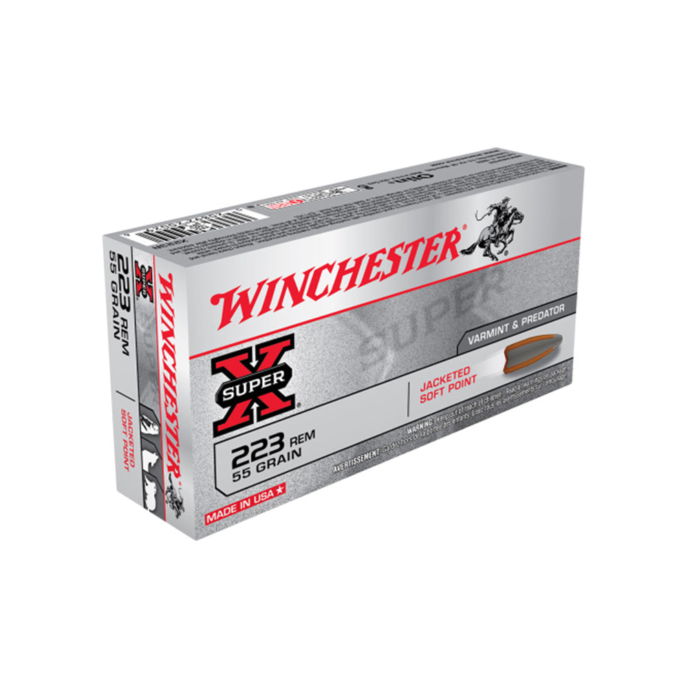 Winchester Super X 223 Rem 55gr JSP 20pk