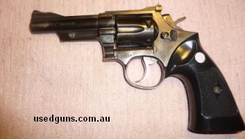 Smith & Wesson REPLICA 357 mag. Made by SMG SANGYO. NON FIREABLE. BLOCKED BARREL & CYCLINDERS. To be used for display only.