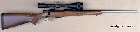 A very well finished rifle with deep old school blued barrel/action. Has a set trigger. I‚Äö√Ñ√¥ve had this rifle since new and estimate around 120-140 shot cou