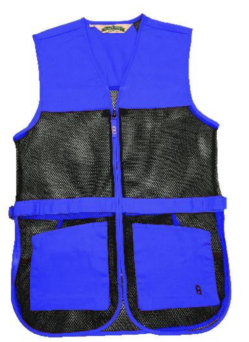 Bob Allen Full Mesh Duel Pad Royal Blue Shooting Vest