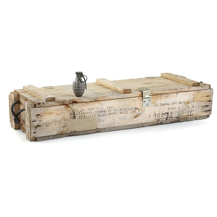 105MM WOODEN AMMO BOX