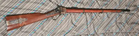 Chiappa Sharps Berdan. Excellent condition and probably only 100 rounds of black powder put through it. I purchased a Sharps Creedmore and therefore the Berdan 