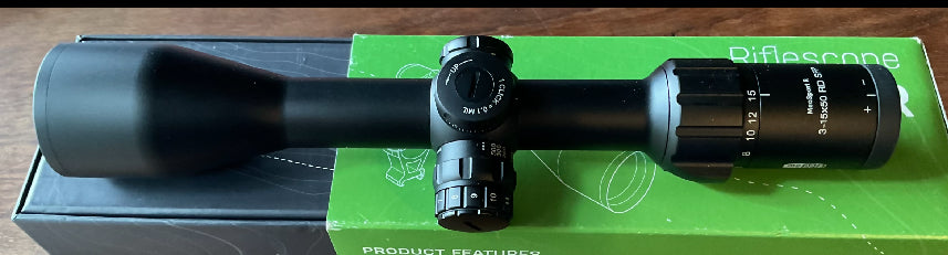 As new - mounted but not shot. I have too many scopes and need some $$ so they have to go. This is a great scope. Red dot is daylight usable. Postage extra