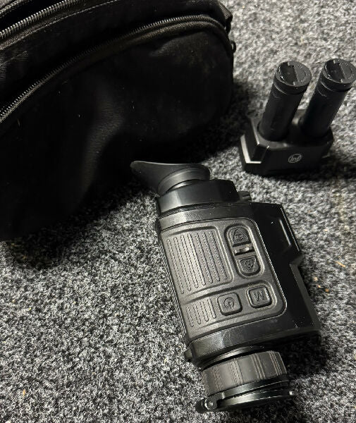 Infiray FH35r monocular with 2 batteries, carry bag and all leads.