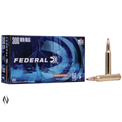 FEDERAL 300 WIN MAG 150GR SP POWER-SHOK • Pack 20