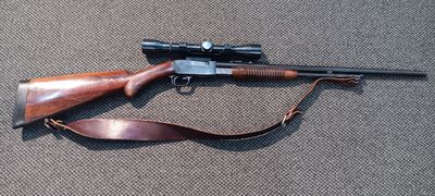 CONSIGNMENT BROWNING TROMBONE 22LR PUMP-ACTION w/ Scope USED SN: 85124