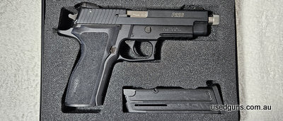 Sig Sauer P226R full size aluminium frame chambered in .22LR. This handgun is in excellent condition and has only been used once (as new condition). Comes with 