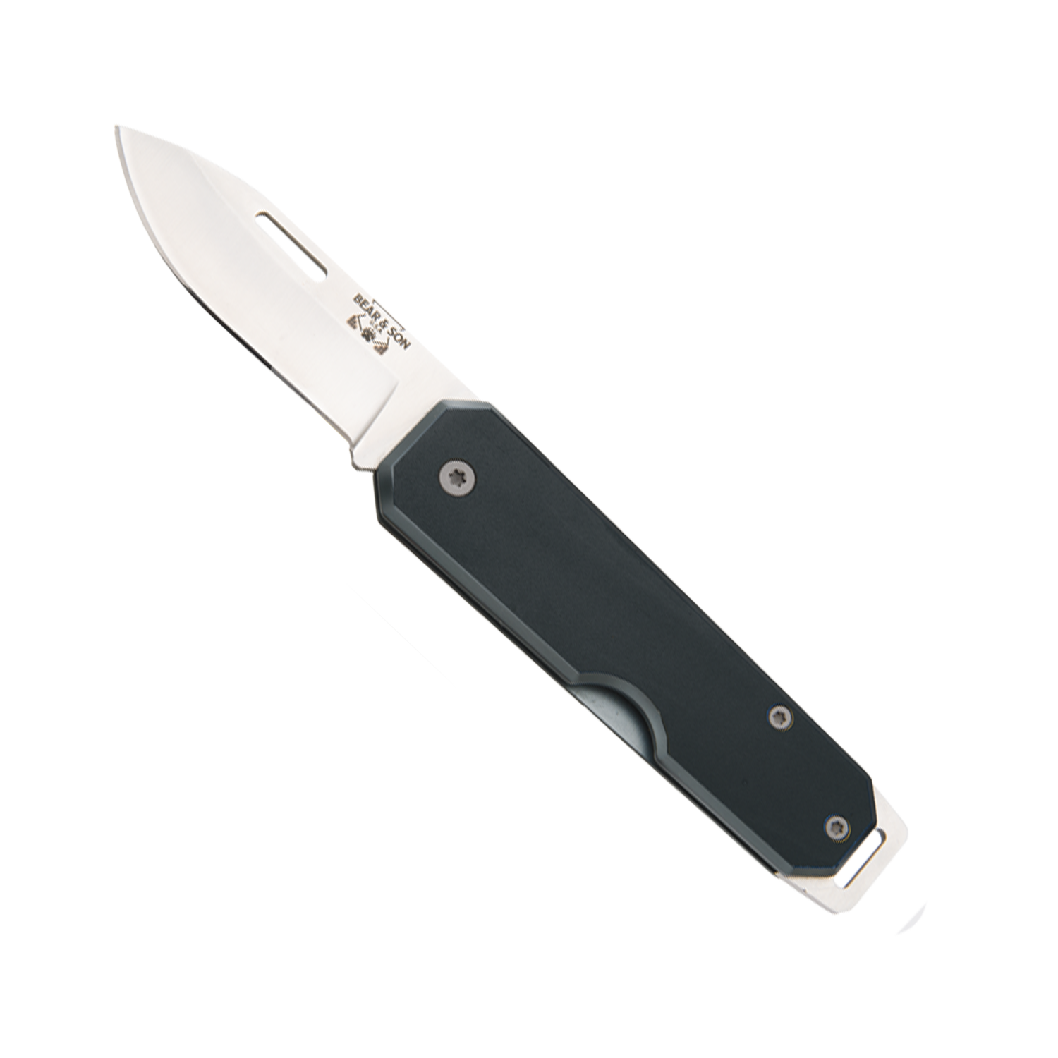 BEAR & SON ALUMINIUM SLIP 3-7/8 DROP POINT FOLDER