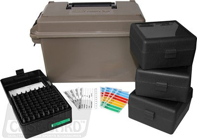 MTM AMMO CAN COMBO DARK EARTH 223 400RD (1x AC50 + 4x RS-100)