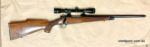 The bore and metal work are in very good condition. The stack would benefit from a re-finish but is in overall good condition. Bushnell 3-9x40 scope and rings i