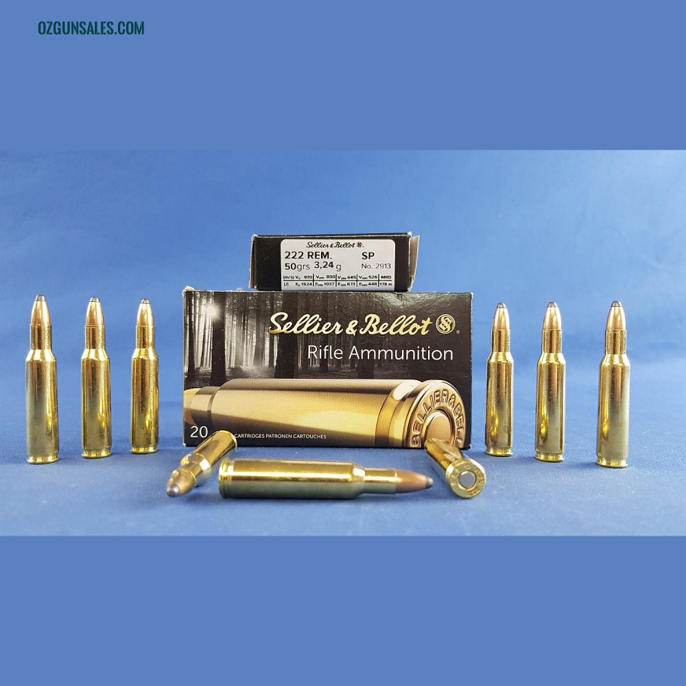 Sellier & Bellot 222REM 50gr SP- 800 SLAB