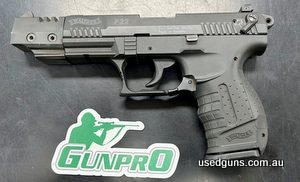 Walther P22 chambered in .22LR. In good condition, with usual signs of use. Comes with 2 magazines.