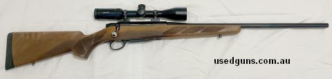 Ready to shoot. An as new rifle, with little use. Has had 20 odd rounds shot through it. Dies included. Contact me for more details.