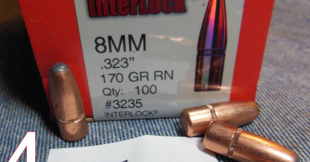 Cases and Projectiles - 8x57 (8mm, .323")