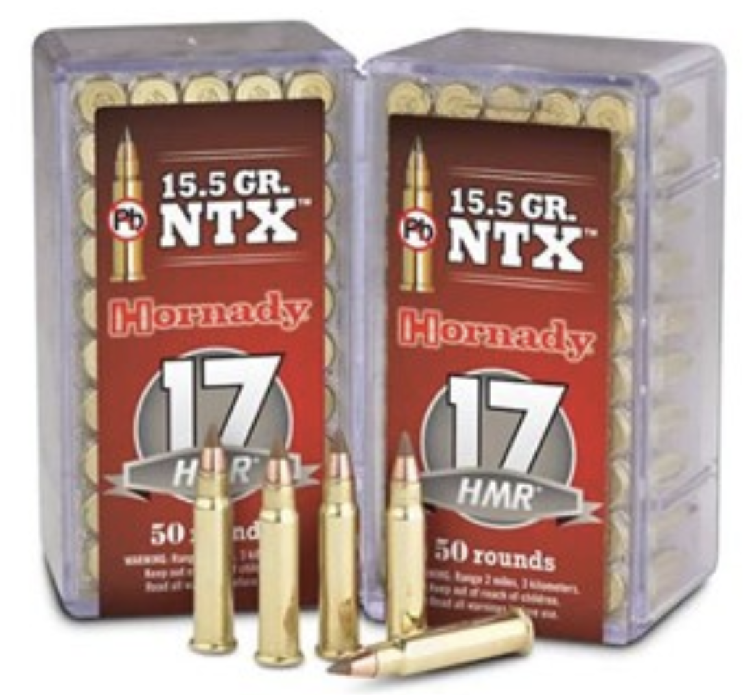 HORNADY NTX 17HMR, 15.5GR, POLYMER TIP