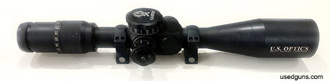 Mil MPR Reticle, 30mm tube, .1mil turret adjustments, first focal. Rings not included. Price is posted. Minor wear marks from use, glass is excellent.