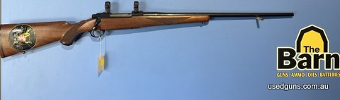Ruger 77 25-06 in good condition. Timber stock that has a few marks, bore is 7/10 but shoots well as seen on target. Has been professionally bedded + floated.