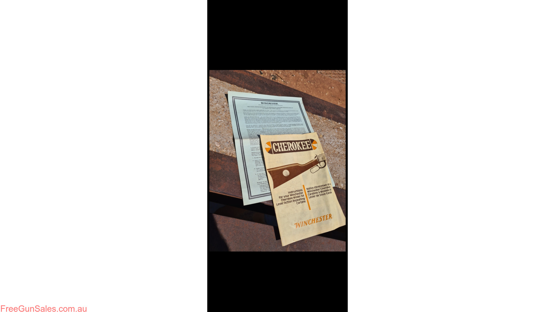 Winchester Cherokee Commemorative