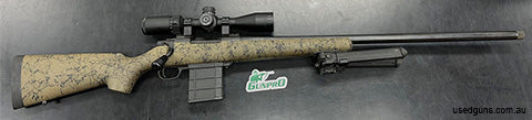 Howa 1500 6.5 Creedmoor 26' TB in HS Precision Stock, 10 Shot mag and Magpul Bi-Pod. It has a few light marks on it but this thing is set up for the beginner lo