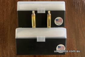 Petersen match grade brass cases (100) 6mm Creedmoor small rifle primer Plus postage $15