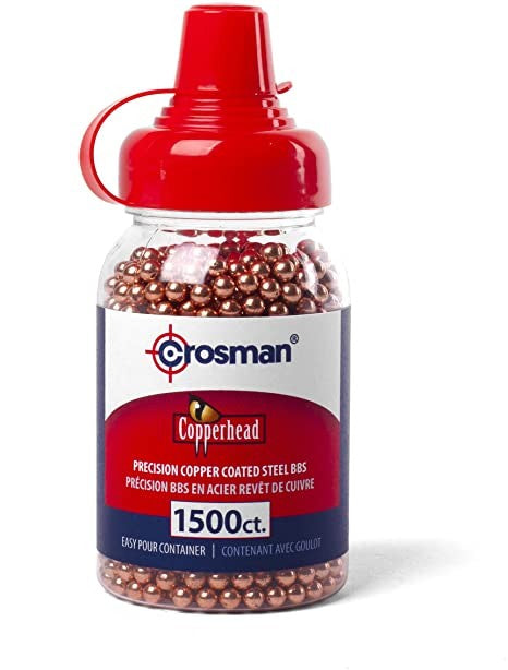CROSMAN COPPERHEAD COPPER COATED BB PELLETS (1500PK)