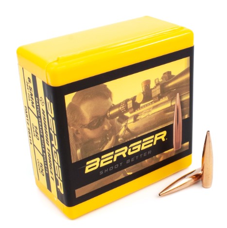 Berger 6.5mm 140 gr Hybrid Target 100pk