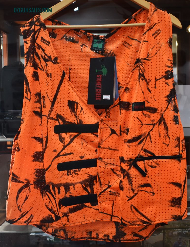 RIDGELINE ORANGE CAMO HUNTING VEST