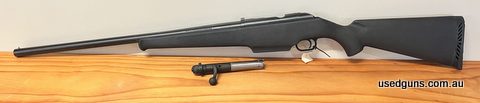 Bolt action 12G shotgun. Smooth bore. Synthetic stock. Has not done much work and still in good condition throughout. 2 shot magazine + 1 in the chamber. Chambe