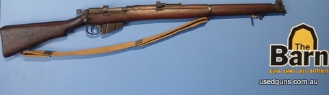 Lithgow SHTLE 3 1920 303. Matching bolt, butt stock, nose cap and back sight. No Serial number on barrel Bore is in very good condition. Overall in good conditi